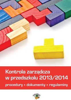 Kontrola zarządcza w przedszkolu 2013/2014 okładka