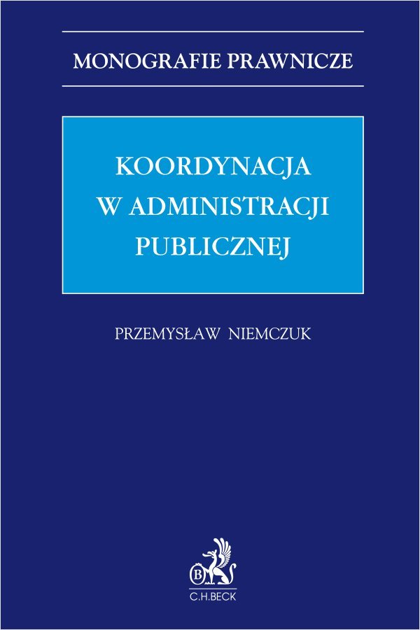 Koordynacja w administracji publicznej okładka
