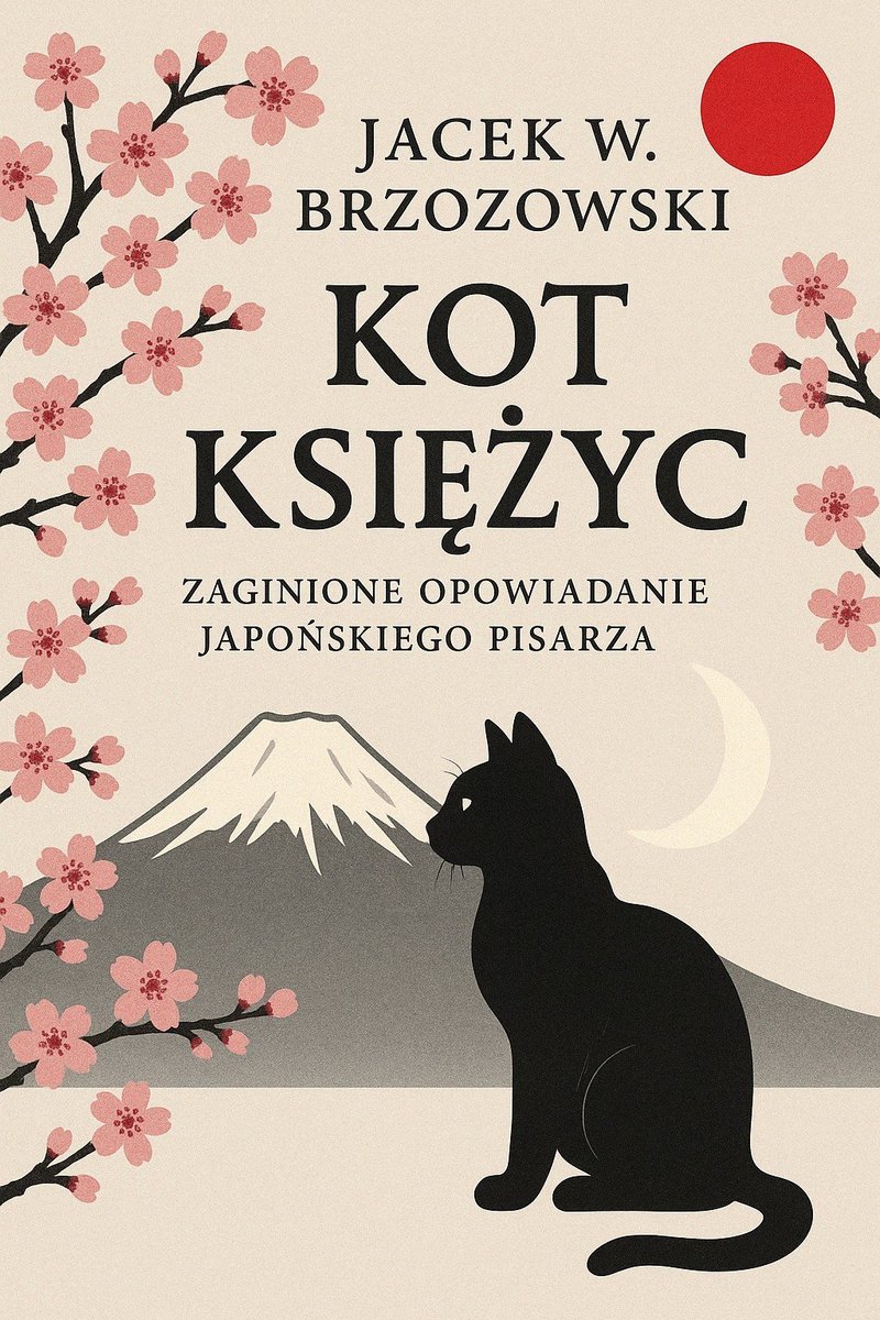 Kot Księżyc. Zaginione opowiadanie japońskiego pisarza okładka