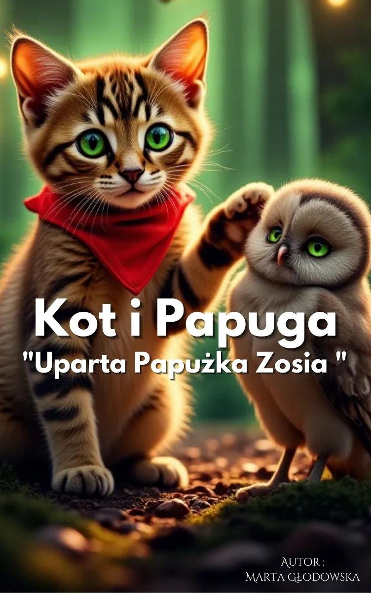 Kot i Papuga "Uparta Papużka Zosia" okładka