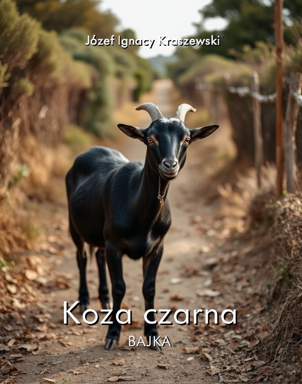 Koza czarna. Bajka okładka
