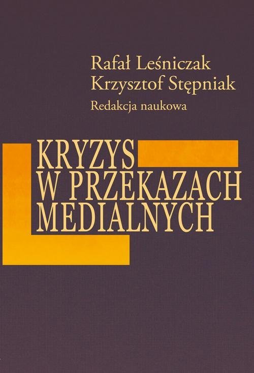 Kryzys w przekazach medialnych okładka