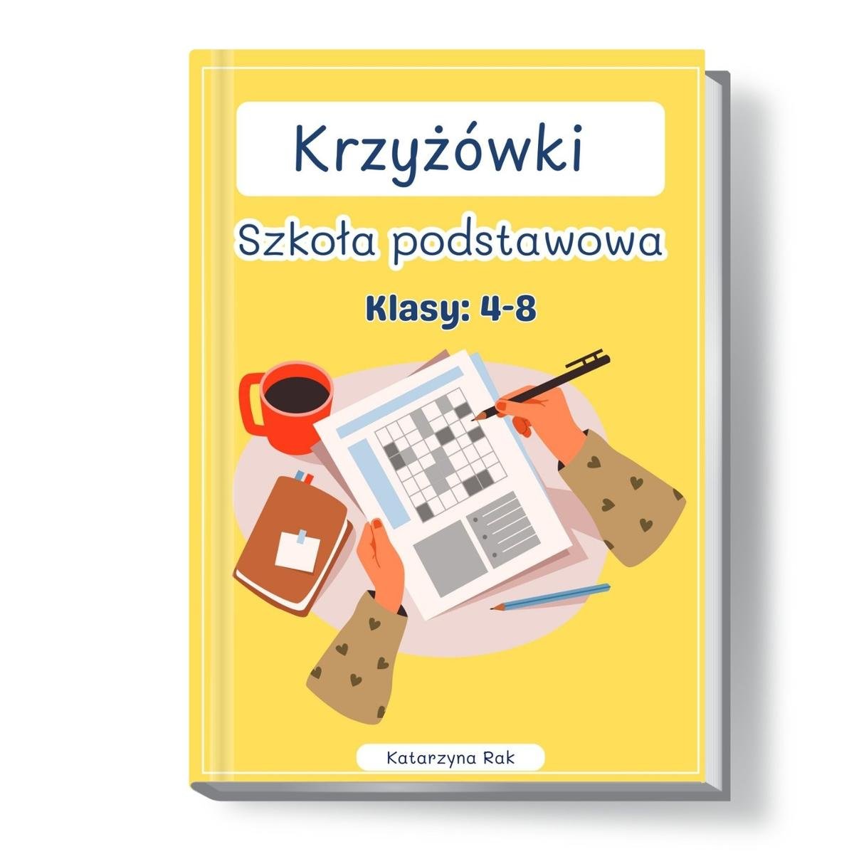 Krzyżówki. Szkoła podstawowa. Klasy: 4-8 okładka