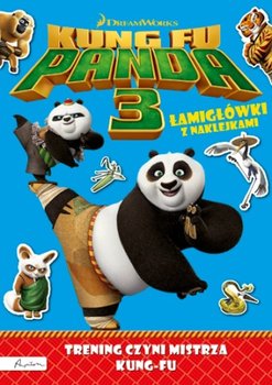 Kung Fu Panda 3. Łamigłówki z naklejkami. Trening czyni mistrza Kung Fu okładka