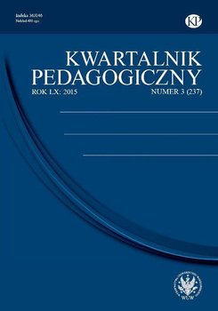 Kwartalnik Pedagogiczny 2015/3 (237) okładka