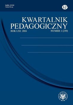 Kwartalnik Pedagogiczny 2016/1 (239) okładka