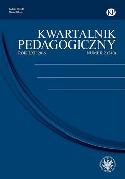 Kwartalnik Pedagogiczny 2016/2 (240) okładka