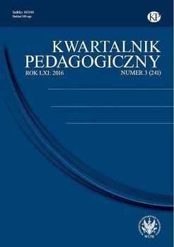 Kwartalnik Pedagogiczny 2016/3 (241) okładka