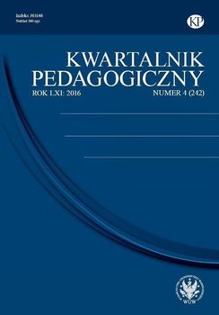 Kwartalnik Pedagogiczny 2016/4 (242) okładka