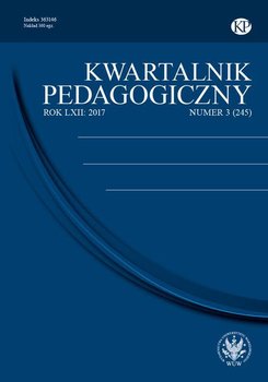 Kwartalnik Pedagogiczny 2017/3 (245) okładka