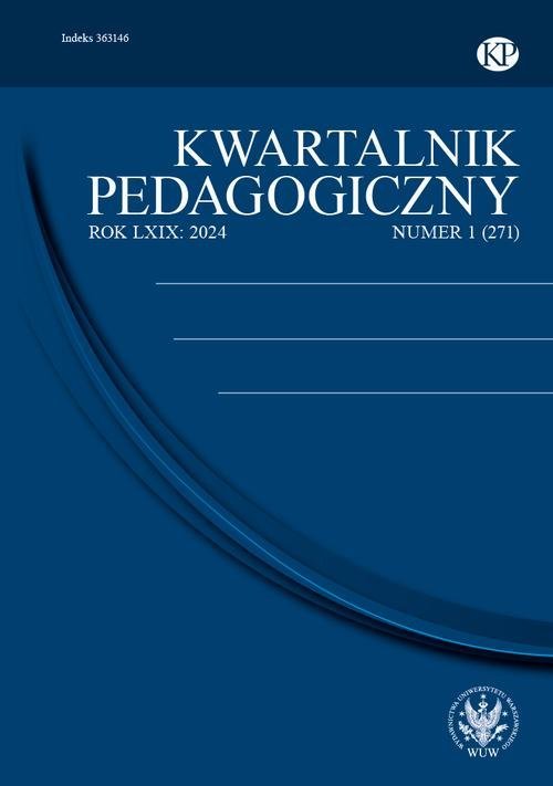 Kwartalnik Pedagogiczny 2024/1 (271). Interdyscyplinarne podejścia do zdrowia, edukacji i wsparcia społecznego okładka