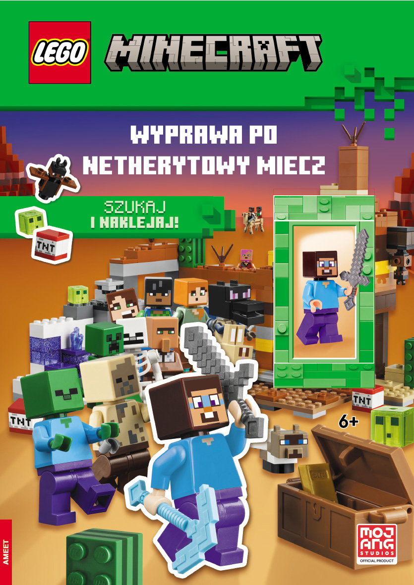 LEGO Minecraft. Wyprawa po netherytowy miecz okładka