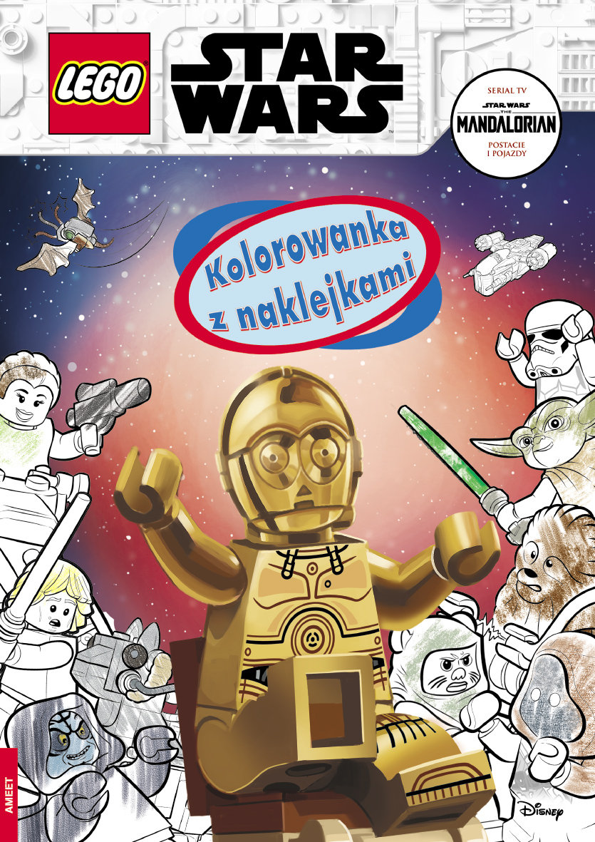 LEGO Star Wars. Kolorowanka z naklejkami okładka