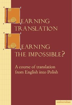 Learning translation. Learning the impossible? okładka