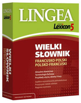Lingea. Wielki słownik francusko-polski, polsko-francuski okładka