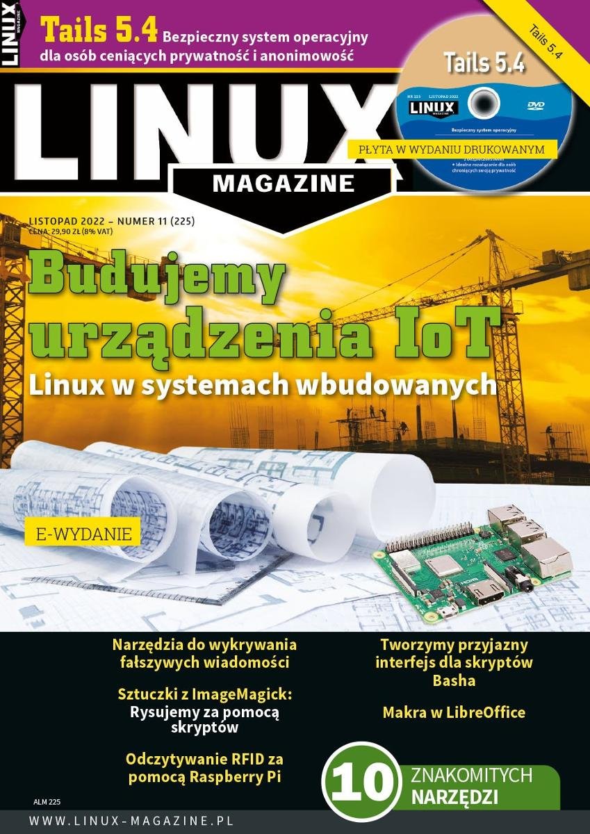 Linux Magazine. Listopad 2022 okładka