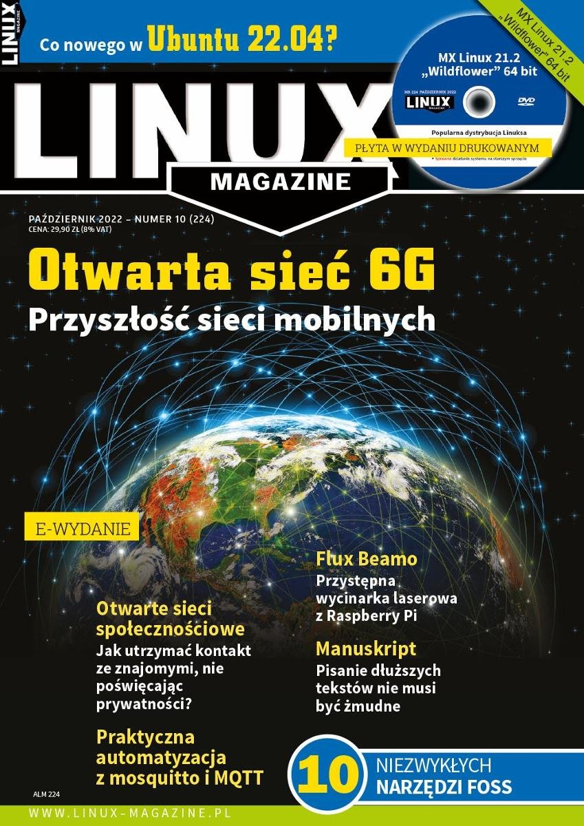 Linux Magazine. Październik 2022 okładka
