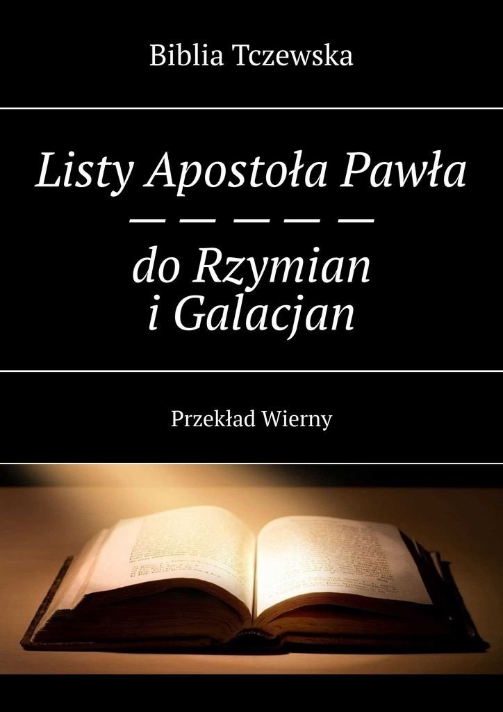 Listy Apostoła Pawła do Rzymian i Galacjan okładka