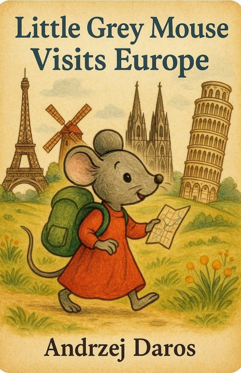 Little Gray Mouse Visits Europe okładka