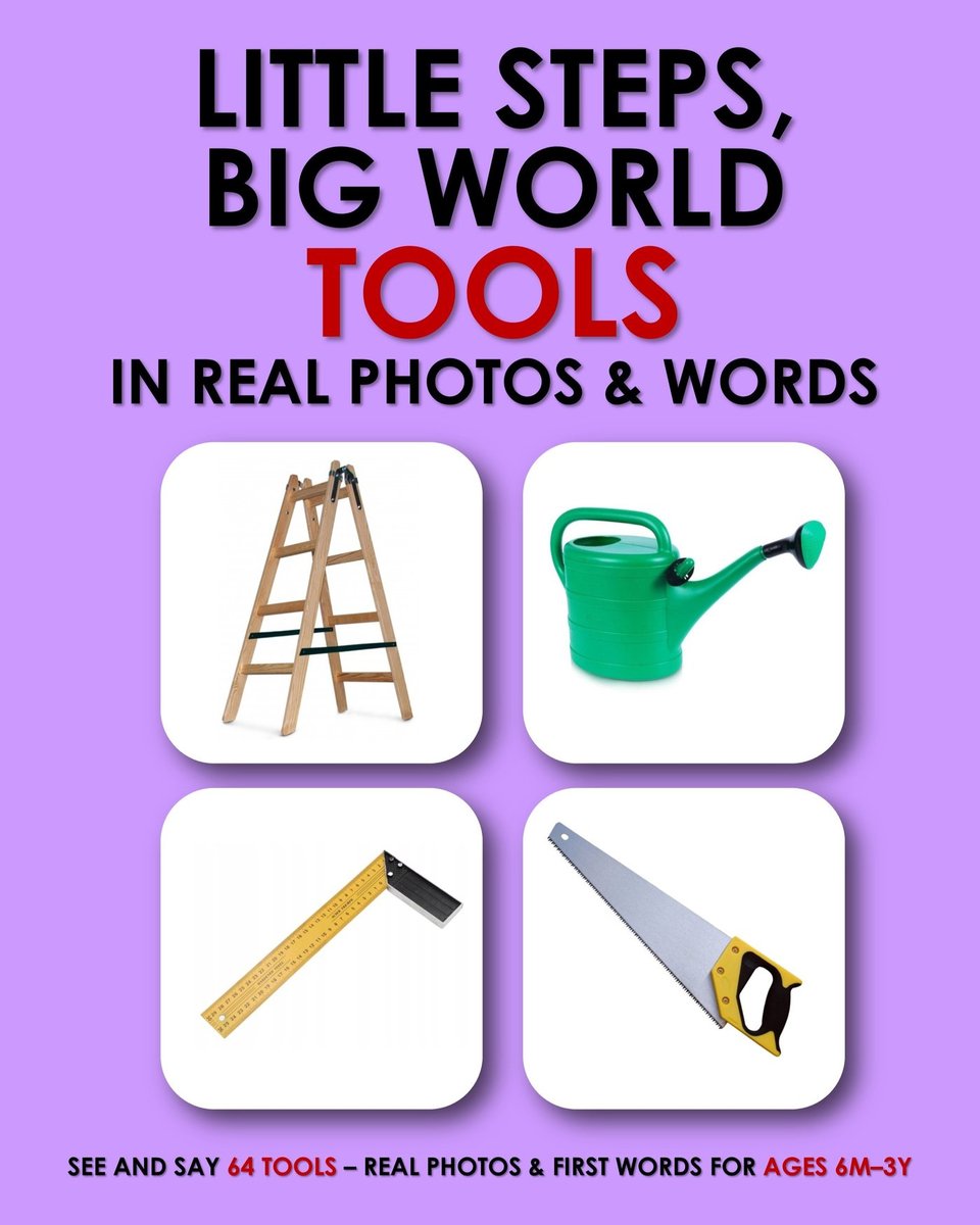 Little steps, big world. Tools in real photos & words okładka
