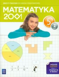 Matematyka 2001. Zeszyt ćwiczeń. Klasa 5. Część 2. Szkoła podstawowa okładka