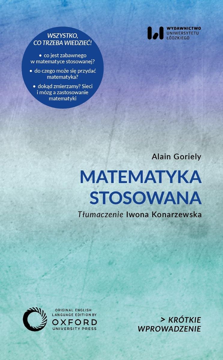 Matematyka stosowana. Krótkie wprowadzenie okładka