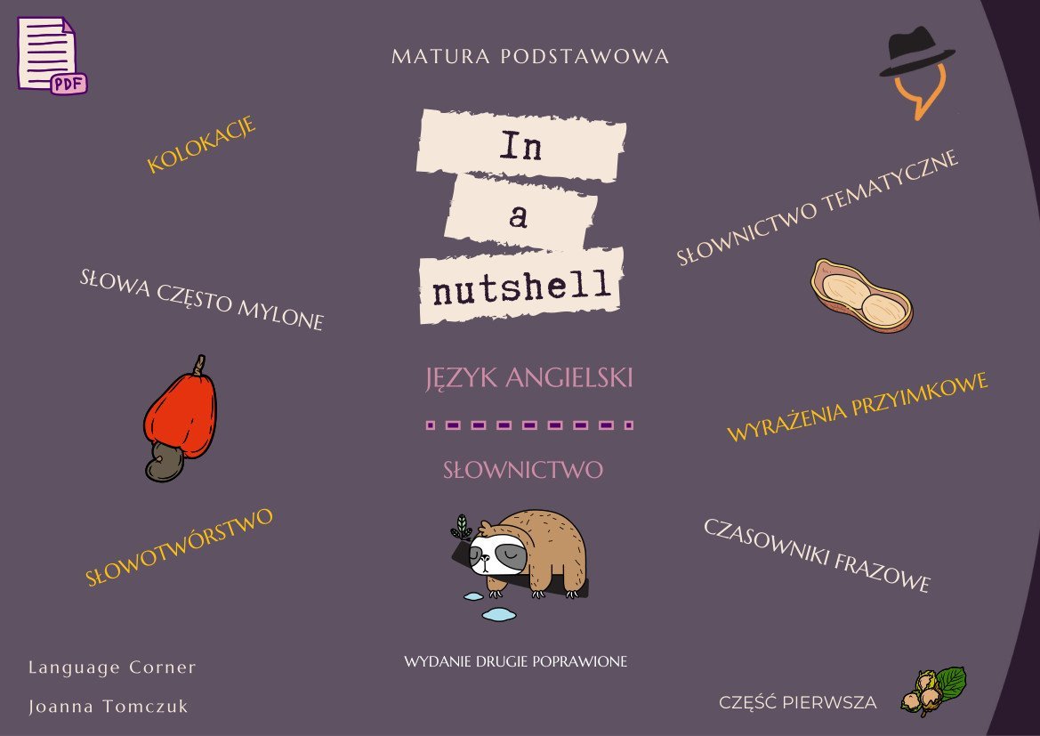 Matura podstawowa. In a nutshell. Słownictwo - ebook PDF okładka