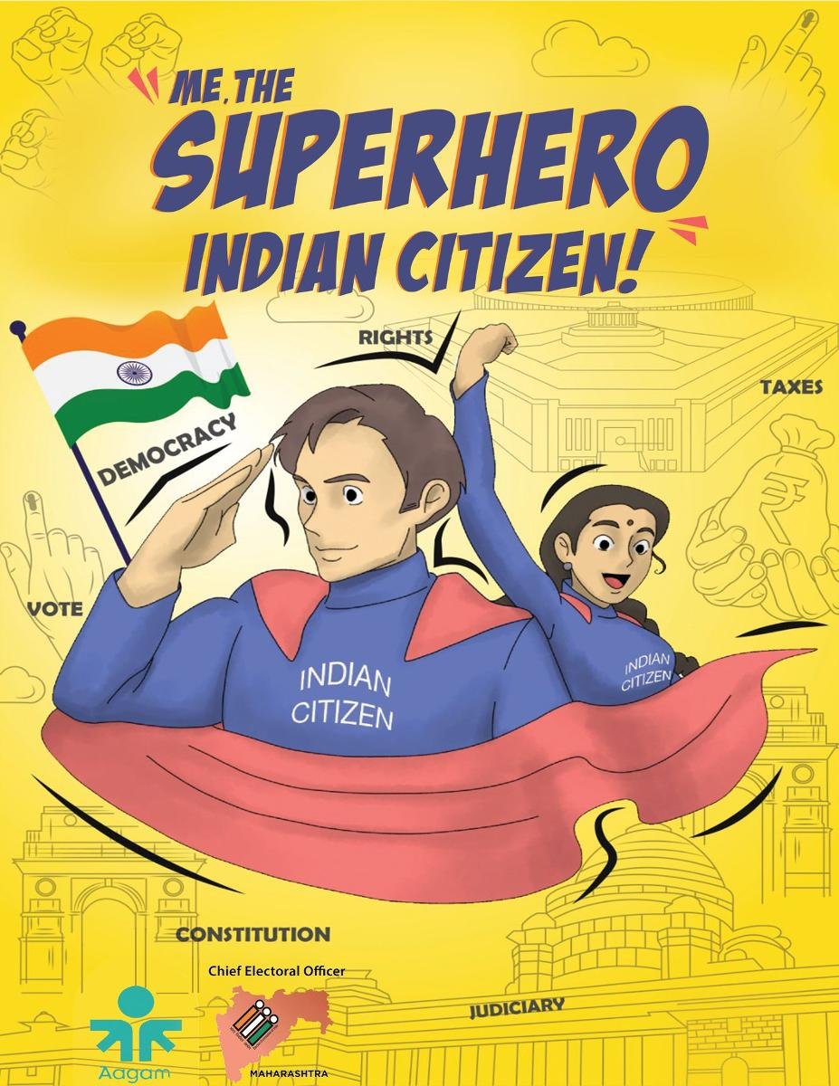 Me, the Superhero Indian Citizen! okładka