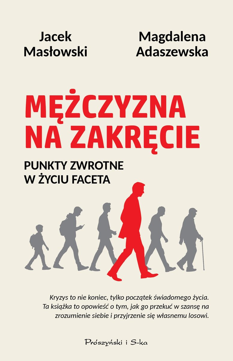 Mężczyzna na zakręcie okładka