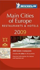 Michelin Main Cities of Europe Guide 2009 okładka