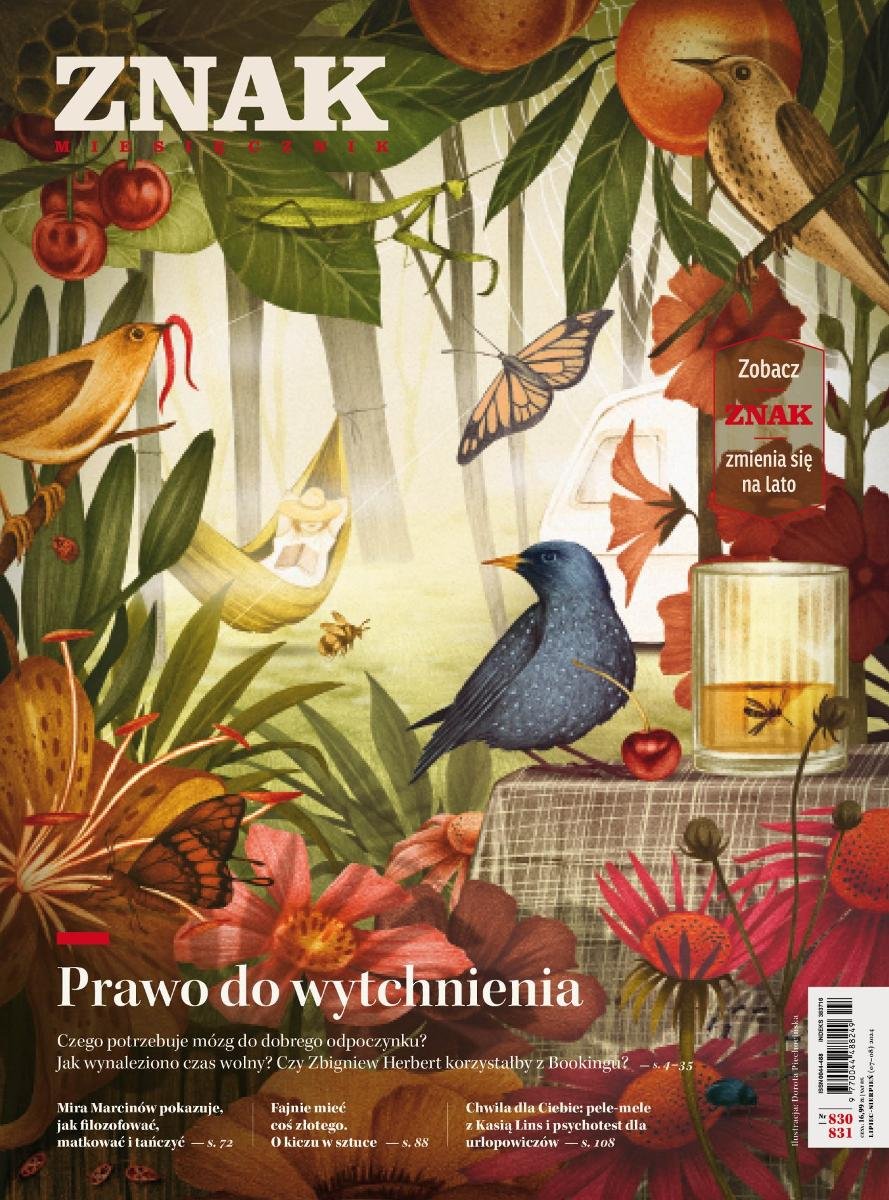 Miesięcznik ZNAK 830-831 (07-08/2024). Prawo do wytchnienia - ebook PDF okładka