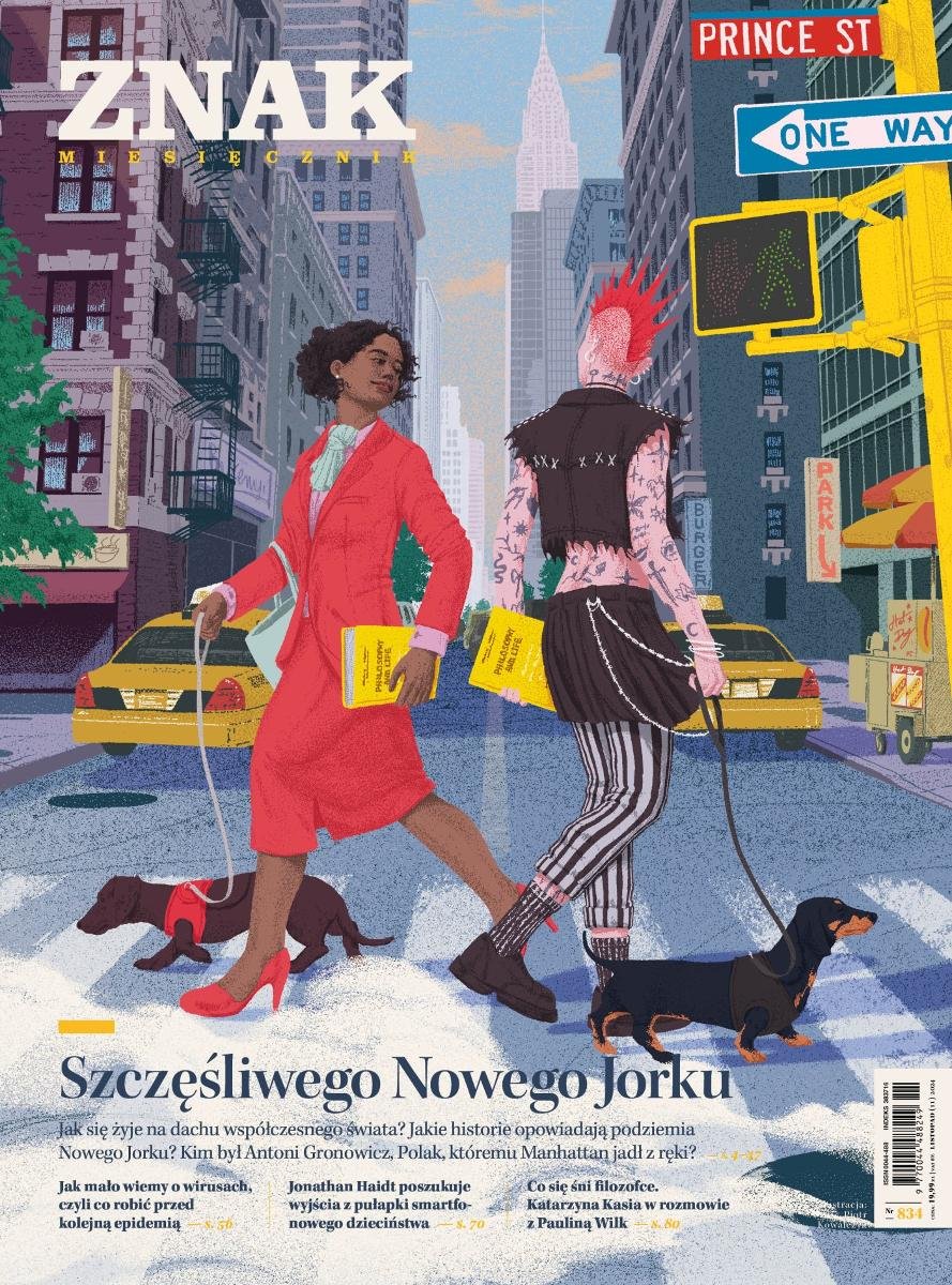 Miesięcznik ZNAK 834 (11/2024). Szczęśliwego Nowego Jorku okładka