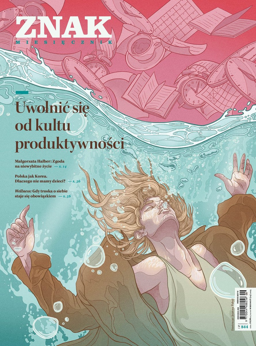 Miesięcznik ZNAK 844 (9/2025). Uwolnić się od kultu produktywności - ebook EPUB okładka