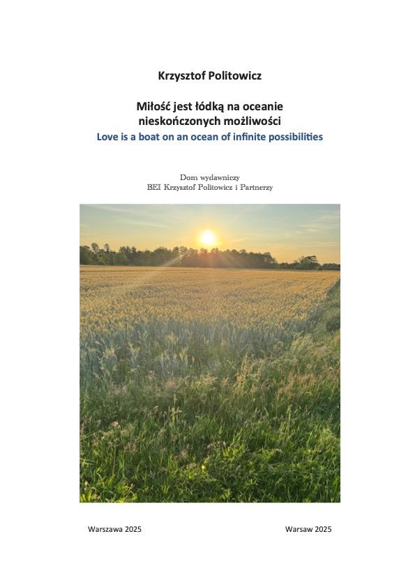 Miłość jest łódką na oceanie nieskończonych możliwości - ebook PDF okładka