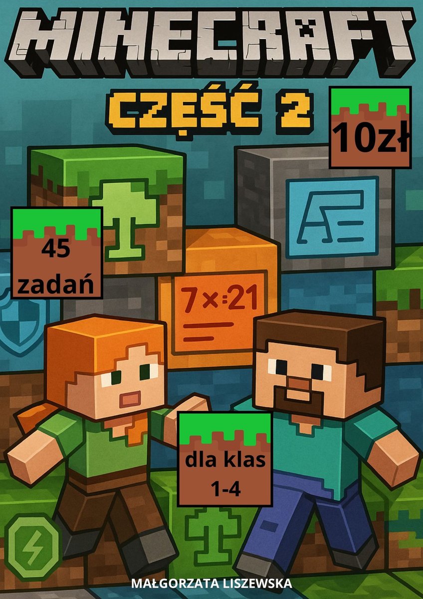 Minecratfowe zadania 1-4. Część 2 okładka