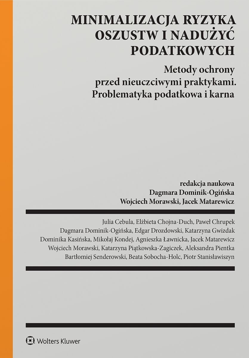 Minimalizacja ryzyka oszustw i nadużyć podatkowych okładka