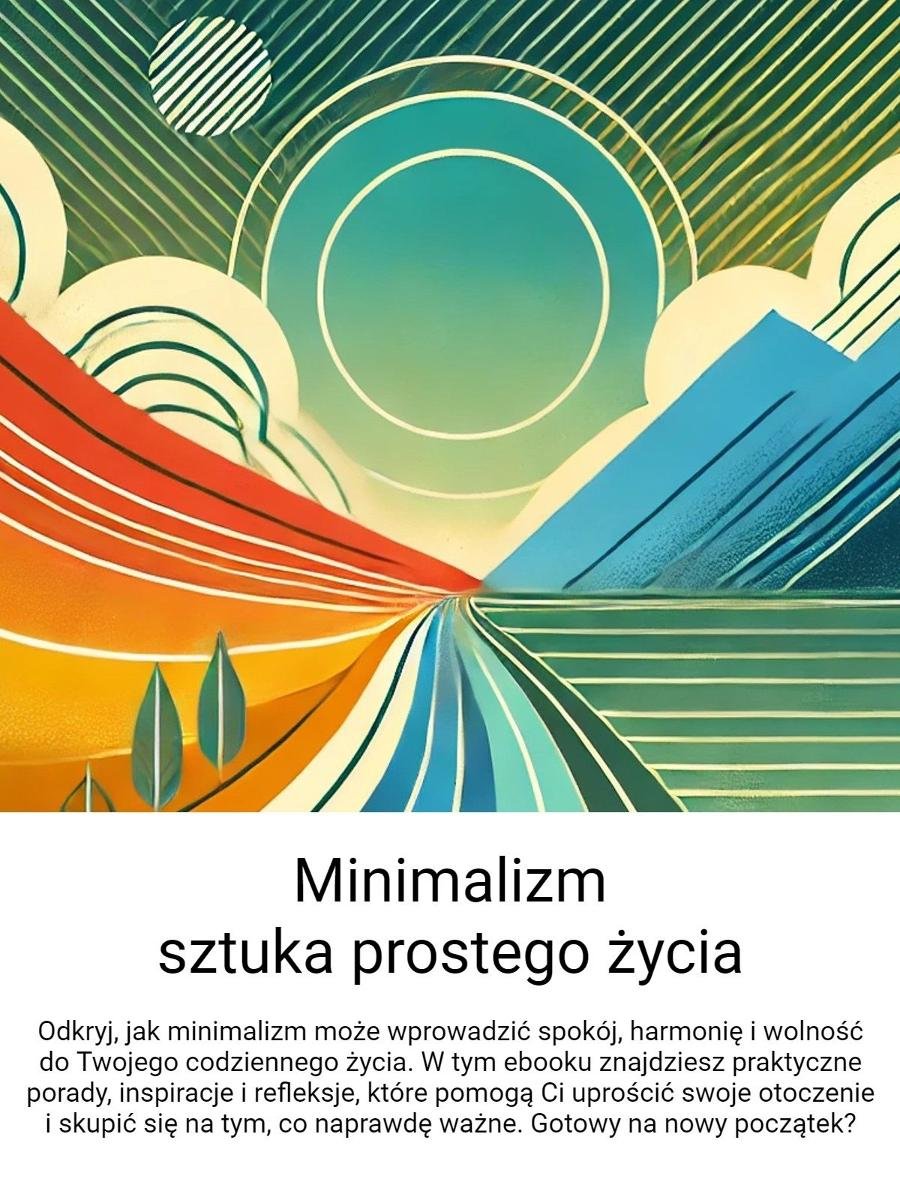 Minimalizm. Sztuka prostego życia - ebook EPUB okładka