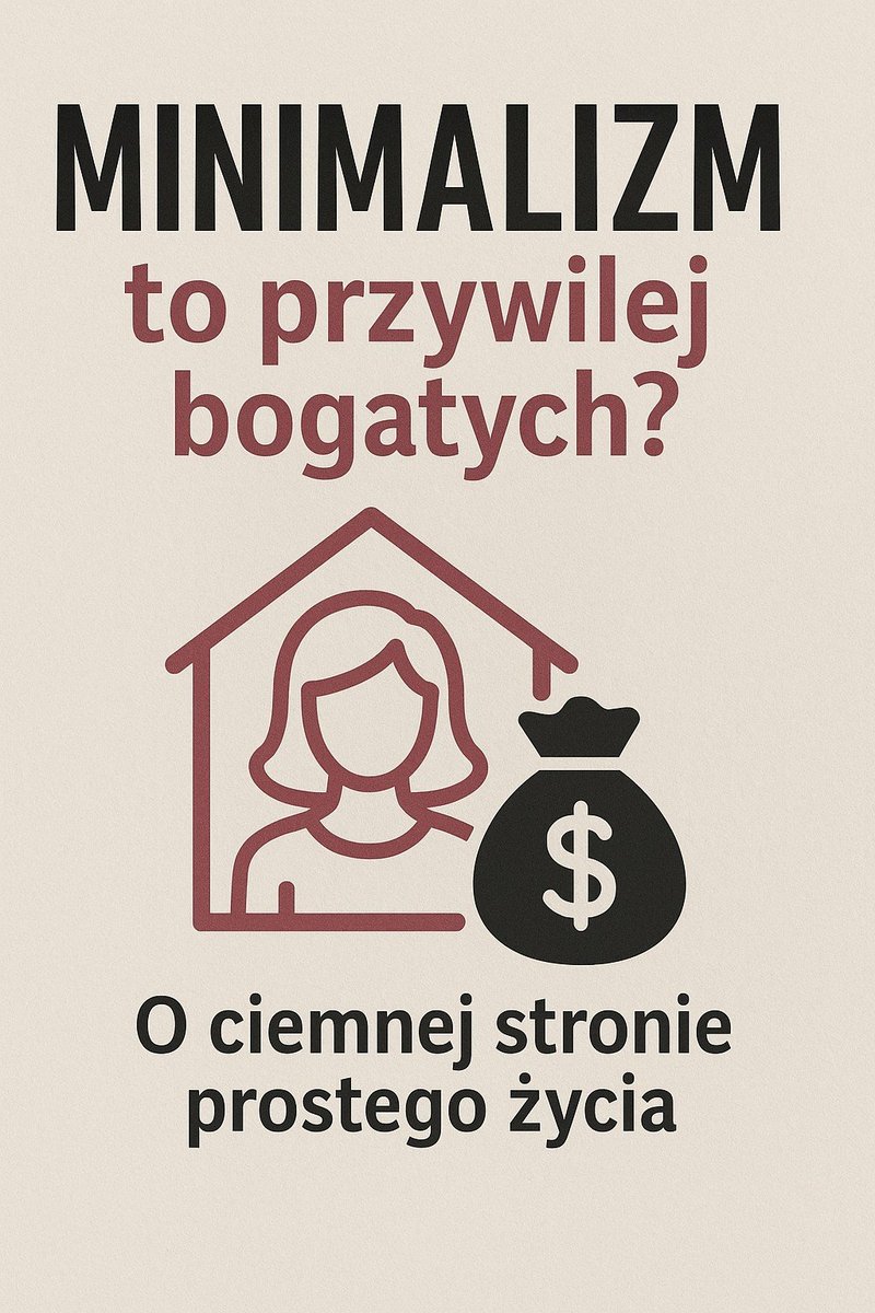 Minimalizm to przywilej bogatych? O ciemnej stronie prostego życia okładka