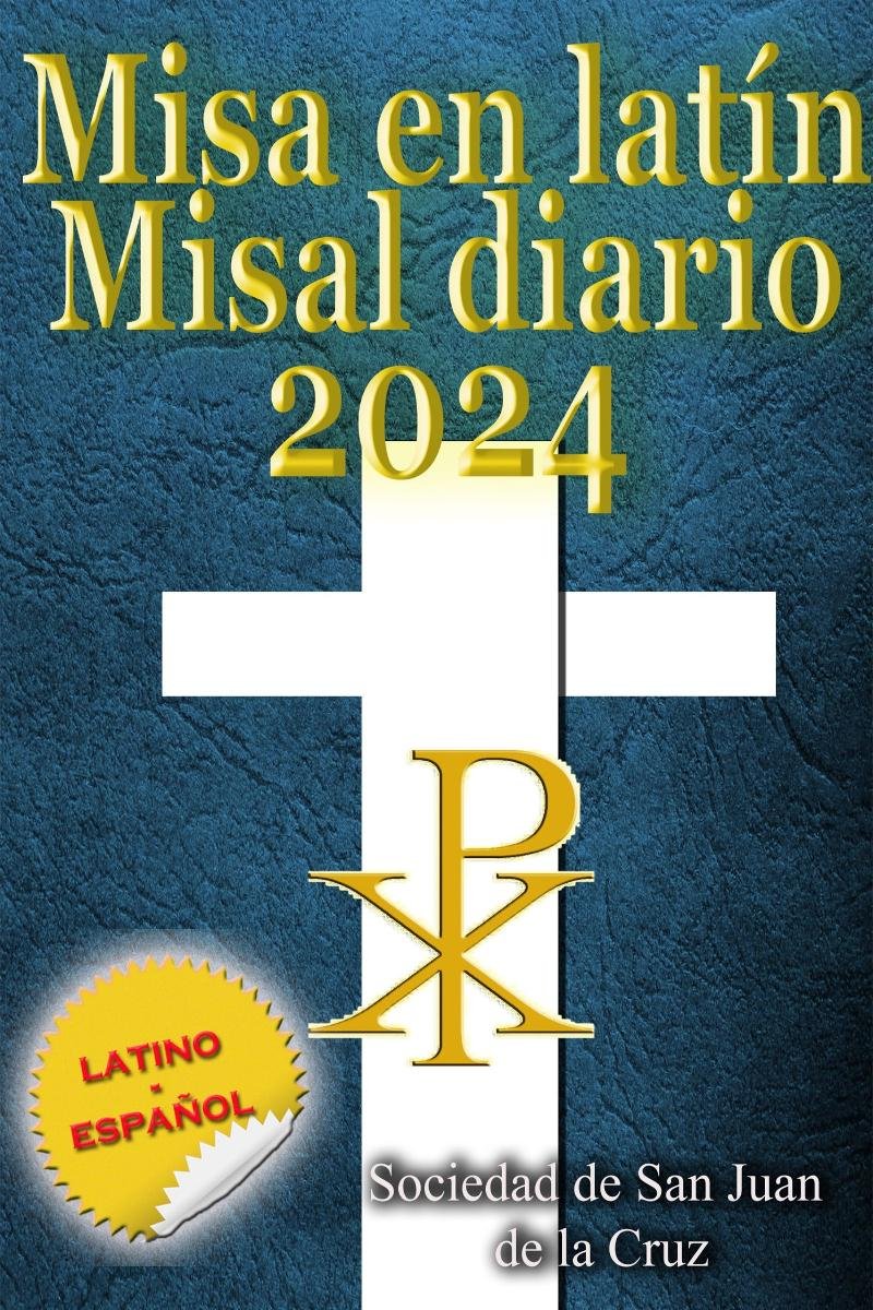 Misa en latín Misal diario 2024 okładka