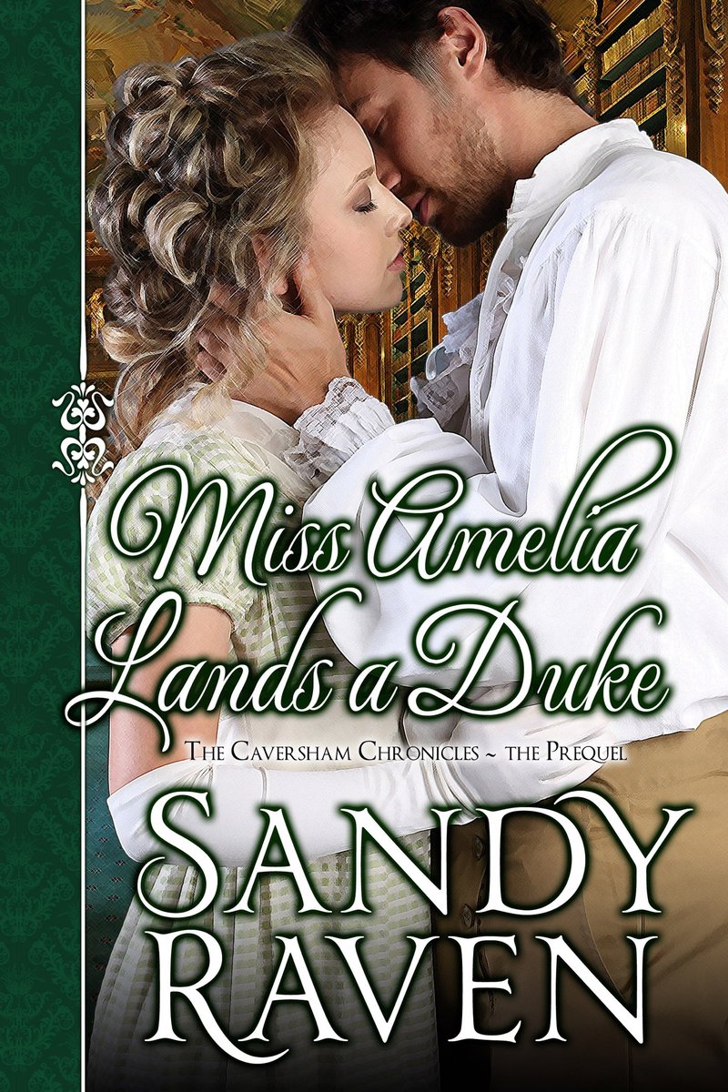 Miss Amelia Lands a Duke - ebook epub okładka