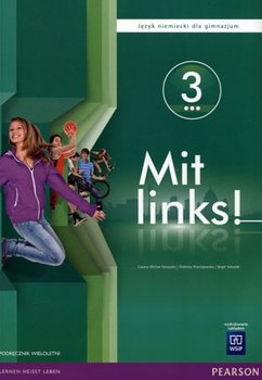 Mit links! 3. Język niemiecki. Podręcznik. Gimnazjum + CD okładka