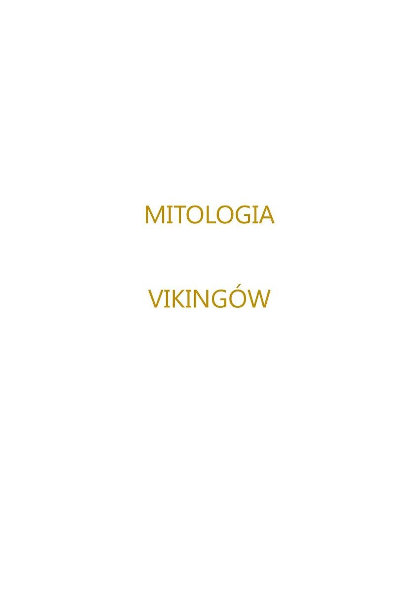 Mitologia Vikingów okładka