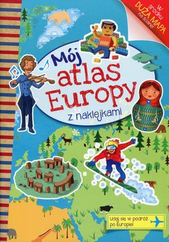Mój atlas Europy z naklejkami okładka