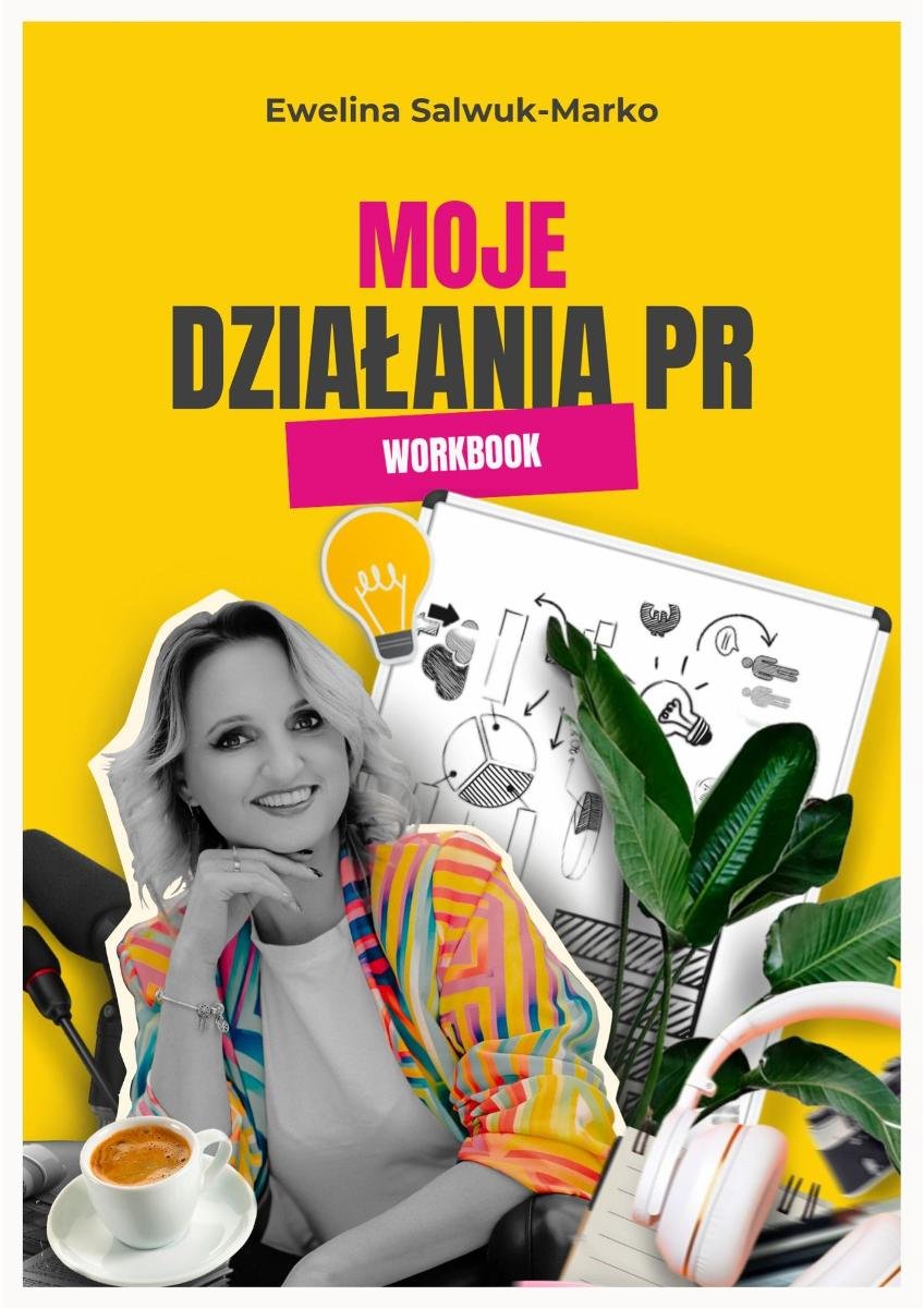 "Moje działania PR" Workbook okładka