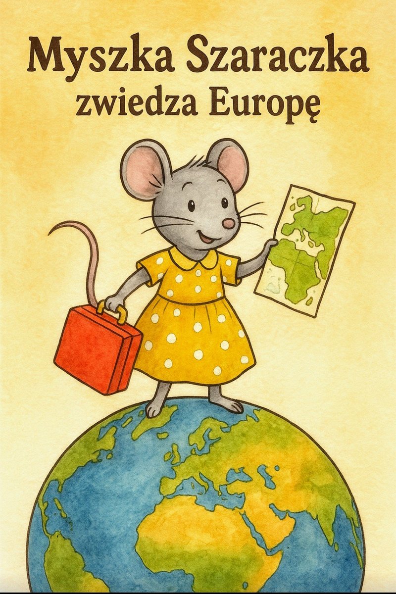 Myszka Szaraczka zwiedza Europę okładka