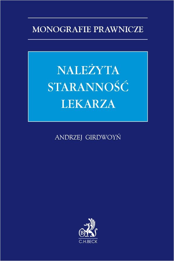 Należyta staranność lekarza okładka