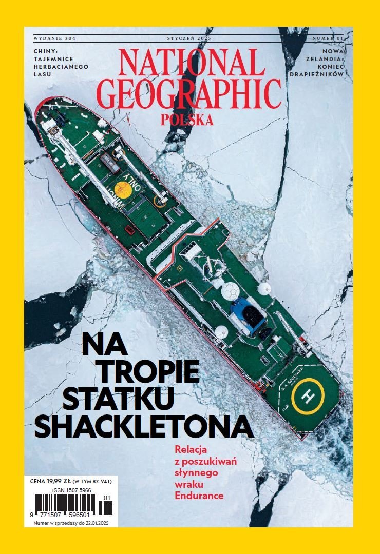 National Geographic Polska 1/2025 okładka