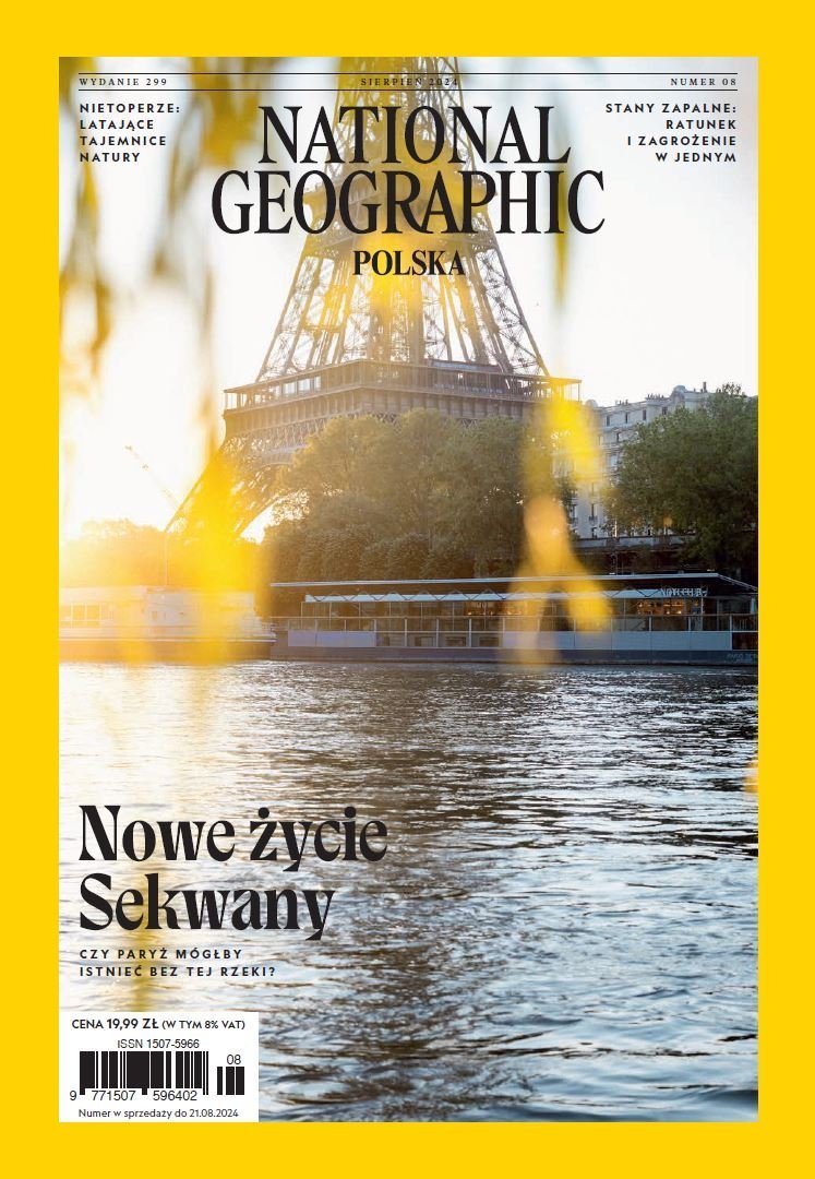 National Geographic Polska 8/2024 okładka