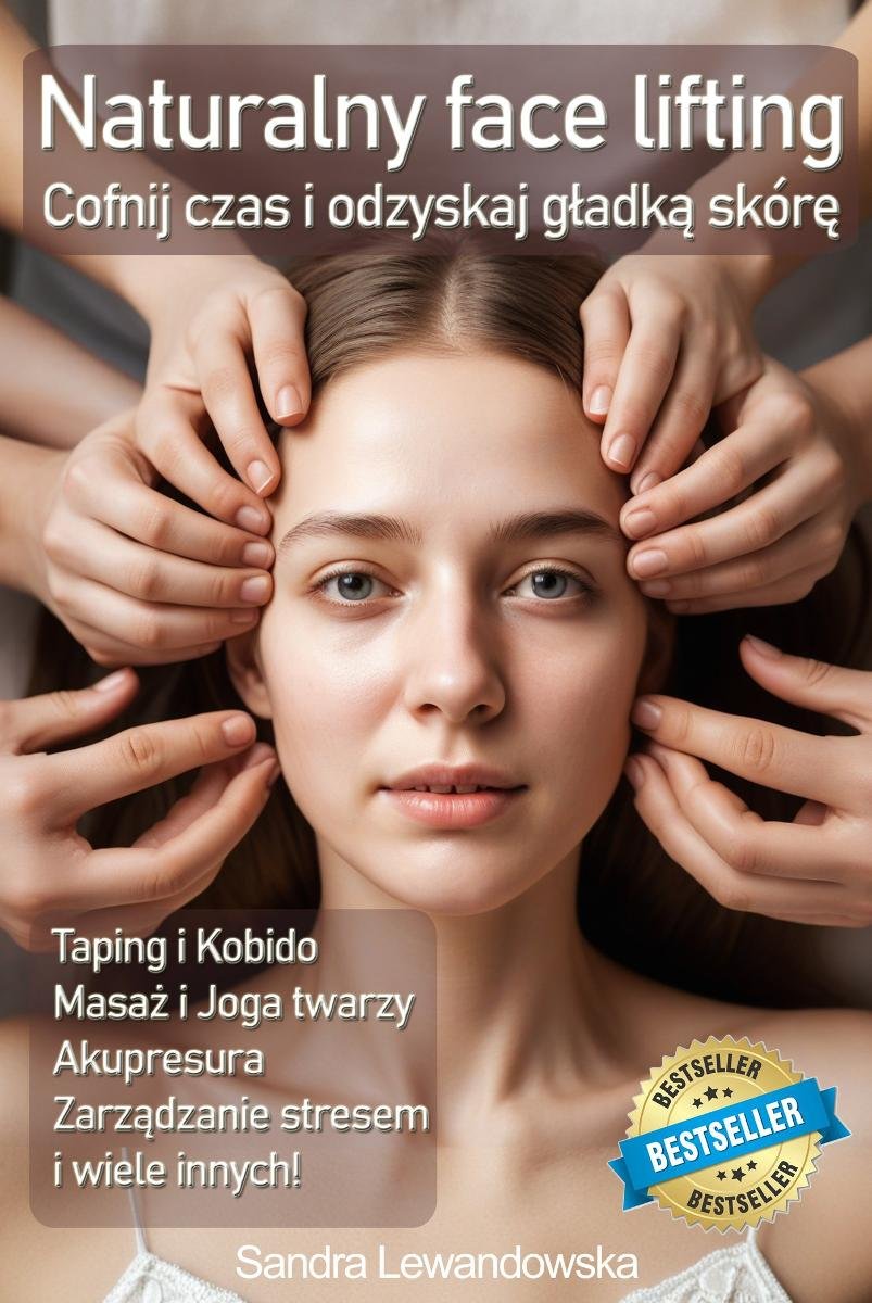 Naturalny face lifting. Taping, masaż, kobido. Cofnij czas i odzyskaj gładką skórę okładka