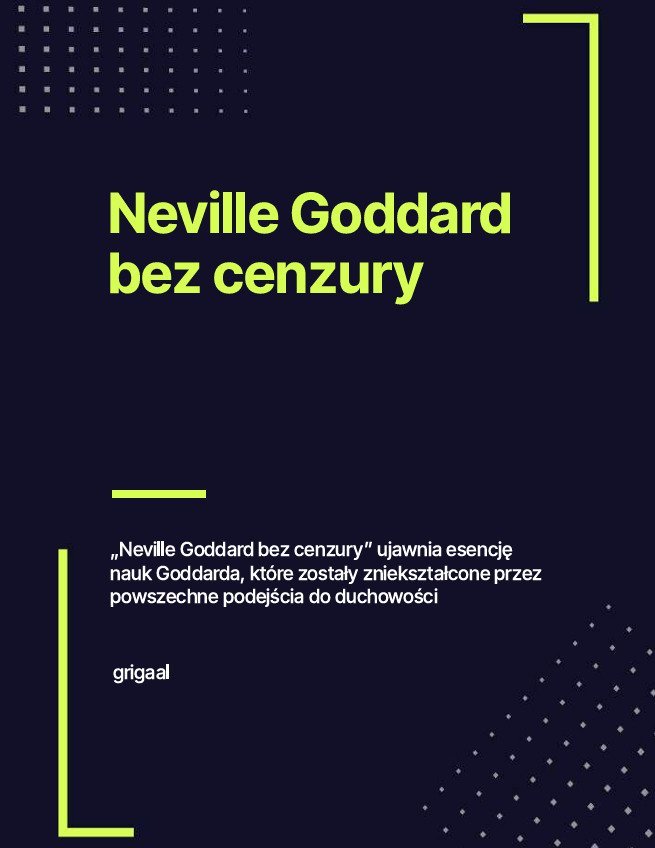 Neville Goddard bez cenzury okładka